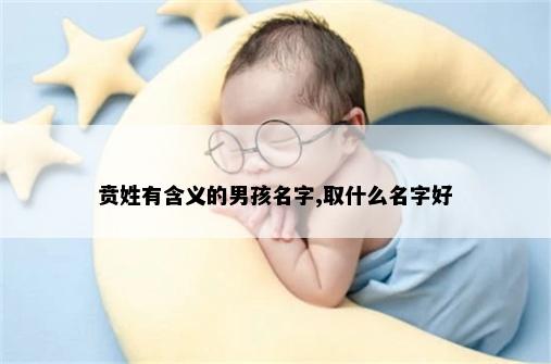 贲姓有含义的男孩名字,取什么名字好